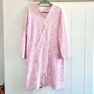 Paisley Zippered Night Gown Robe